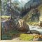 Carl Euler, Bear Hunt in the Zillerthaler Alps, 1889, Oil on Board, Framed 4