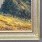 Alpine Landscape with Tyrolean Mountain Village, Early 1900s, Oil on Cardboard, Framed, Image 6