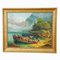 Carrozza su un lago alpino, olio su tela, XIX secolo, Immagine 2