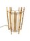 Mesa estilo Louis Sognot italiana de bambú y ratán, años 60, Imagen 3