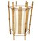 Italian Louis Sognot Style Table in Bamboo and Rattan, 1960s 1