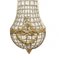 French Ormolu Crystal Glass Wall Lights, Set of 2 4