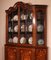 Dutch Wood Marquetry with Floral Decor Showcase Cabinet 13