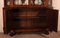 Dutch Wood Marquetry with Floral Decor Showcase Cabinet 16