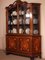 Dutch Wood Marquetry with Floral Decor Showcase Cabinet, Image 5