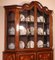 Dutch Wood Marquetry with Floral Decor Showcase Cabinet 4