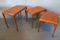 Tavolini a incastro Mid-Century in teak di Johannes Andersen per Silkeborg, Danimarca, anni '60, Immagine 4