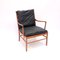 Colonial Chair in Leather and Mahogany by Ole Wanscher for Poul Jeppesens Møbelfabrik, 1980s, Image 7