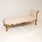 Antique French Gilt Wood Chaise Longue, 1960s 2