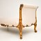 Antique French Gilt Wood Chaise Longue, 1960s 5