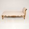 Antique French Gilt Wood Chaise Longue, 1960s, Image 1