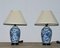 Chinese Jingchang Lamps in Ceramic, Set of 2 1