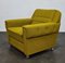 Vintage Lounge Chair in Olive, 1960s 7