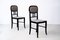 Art Nouveau Chairs and Table by Josef Hoffmann for Thonet, 1890s, Set of 3 6