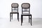 Art Nouveau Chairs and Table by Josef Hoffmann for Thonet, 1890s, Set of 3 14