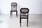 Art Nouveau Chairs and Table by Josef Hoffmann for Thonet, 1890s, Set of 3 3