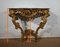 Napoleon III Giltwood Wall Console Table in Louis XV Style, 19th Century 18