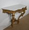 Napoleon III Giltwood Wall Console Table in Louis XV Style, 19th Century 2