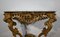 Napoleon III Giltwood Wall Console Table in Louis XV Style, 19th Century 8