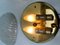 Eis Murano und Messing Muschel Wandlampen von Hillebrand, 1960er, 2er Set 12