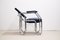 Bauhaus Blue Leather & Tubular Steel Armchair with Adjustable Backrest, 1930 23