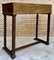 Spanish Console or Desk Table with Drawers and Solomonic Legs 10