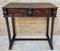 Spanish Console or Desk Table with Drawers and Solomonic Legs 2