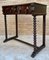 Spanish Console or Desk Table with Drawers and Solomonic Legs, Image 3