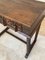 Spanische Konsolentisch oder Schreibtisch mit Schubladen und Solomonischen Beinen 4