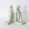 Art Deco Figural Bookends, 1930s, Set of 2 2
