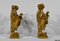 Florentine Fire Pot Candleholders in Golden Linden, Late 18th Century, Set of 2 13