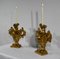 Florentine Fire Pot Candleholders in Golden Linden, Late 18th Century, Set of 2 3
