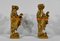 Florentine Fire Pot Candleholders in Golden Linden, Late 18th Century, Set of 2 18