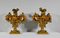 Candelabros florentinos de tilo dorado, finales del siglo XVIII. Juego de 2, Imagen 1