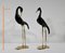 Metal Water Bird Sculptures, 1940, Set of 2 2