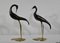 Metal Water Bird Sculptures, 1940, Set of 2 16