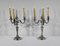 Silver Bronze Candleholders, Late 19th Century, Set of 2, Image 2