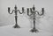 Silver Bronze Candleholders, Late 19th Century, Set of 2 4