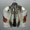 Mid-Century Amber Cut Chrome Chandelier by Toni Zuccheri for Veart, Italy, 1970s 6