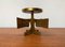 Mid-Century Brutalist Metal Candleholder, 1960s 7