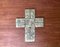 Mid-Century Brutalist Metal Sakral Cross Sculpture, 1960s 10