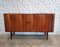 Credenza in palissandro con ante scorrevoli, Danimarca, anni '60, Immagine 1