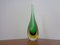 Murano Glass Teardrop Vase by Flavio Poli, 1960s, Image 1