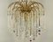 Lámpara de araña vintage de diseño de cristal de Murano, Massive Belgium, años 70, Imagen 4