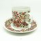 Hand-Painted Cups and Saucers from Karolina Factory, Poland, 1970s, Set of 8, Image 11