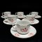 Art Deco Coffee Cups and Saucers from Ćmielów Factory, Poland, 1930s, Set of 12, Image 6