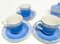 Folk Cups with Saucers from Wałbrzych, Poland, 1970s, Set of 14 5