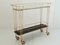 Serving Cart in Steel, Brass and Glass, 1950s 2
