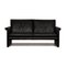 Black Leather Zentro Two-Seater Couch from COR 1