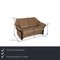 Beige Leather Eldorado Two-Seater Sofa from Stressless, Image 2